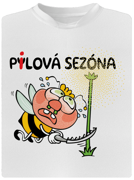 Pylová sezóna dětské sportovní tričko White