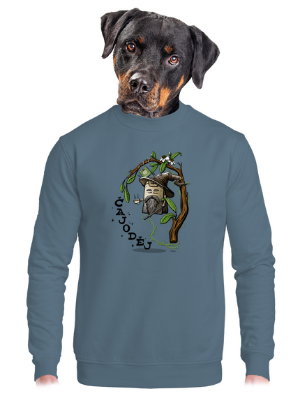 Čajoděj unisex mikina bez kapuce Nordic Blue
