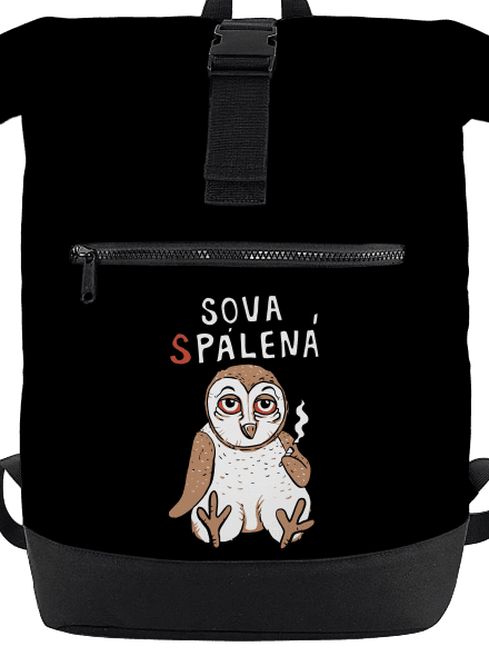Sova Pálená batoh Black