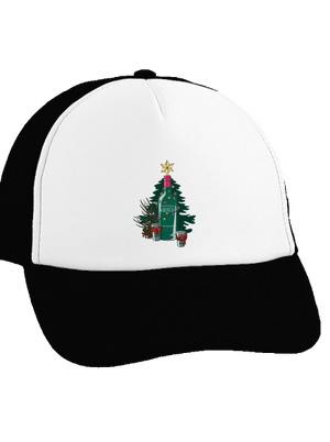 Vánoční borovička kšiltovka truckerka Black cap