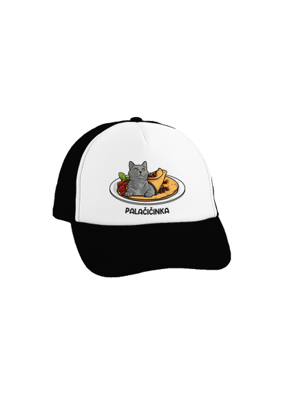 Palačičinka kšiltovka truckerka Black cap