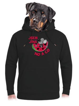 Jsem jiná unisex mikina premium Dark Black