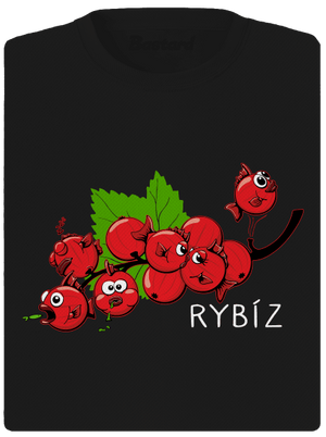 Rybíz dámské sportovní tričko Black