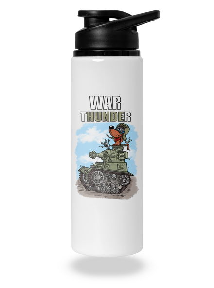 War Hunde lahev na vodu White
