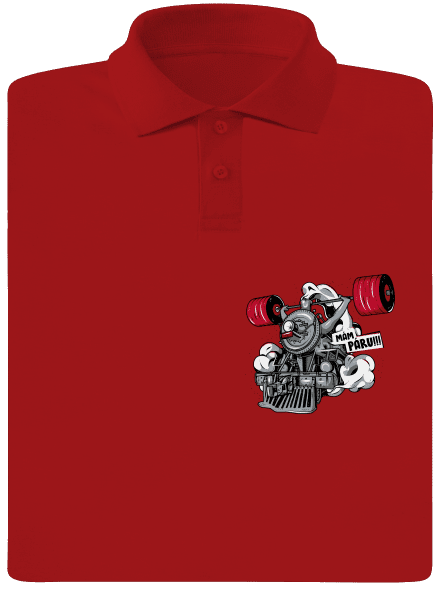 Lokomotiva pánská polokošile Red Mal
