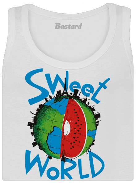 Sweet World dámské tílko klasické White