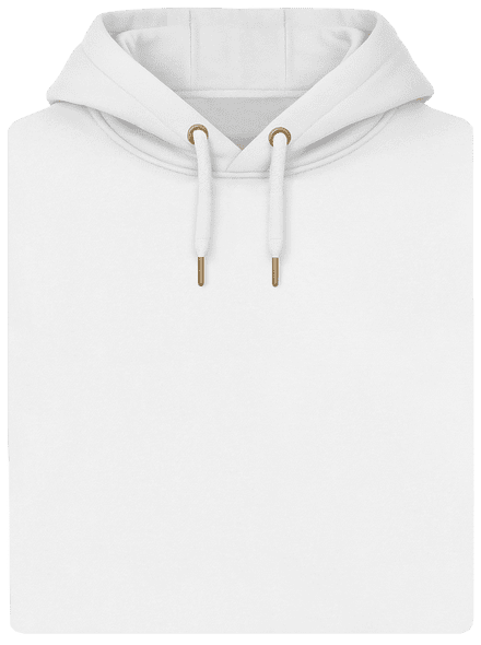 Bez potisku unisex mikina premium Snowwhite