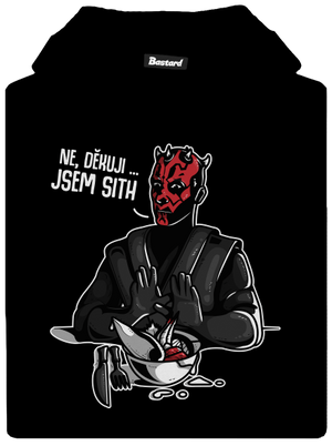 Jsem sith dětská mikina klokanka Black