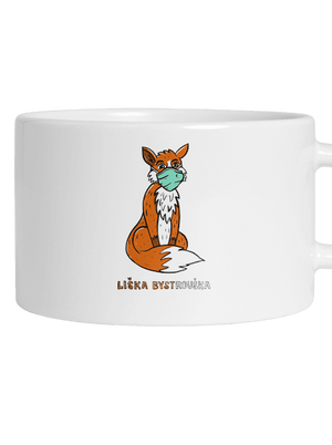 Liška Bystrouška hrnek makronka White