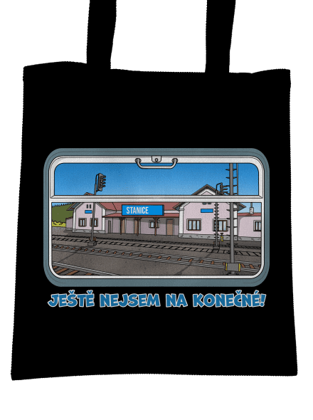 Nejsem na konečné taška Black