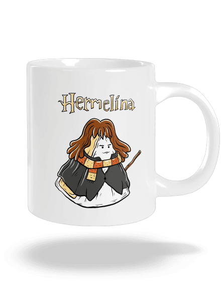 Hermelína velký hrnek White
