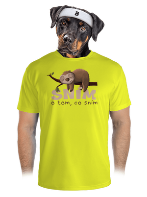 Sním o tom, co sním pánské sportovní tričko Neon Yellow