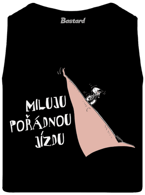 Miluju jízdu pánské tílko Black