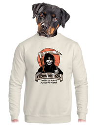 unisex mikina bez kapuce