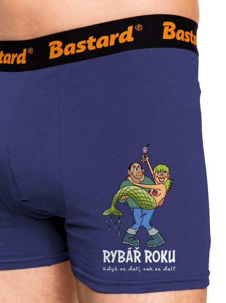 Rybář roku boxerky Blue Navy
