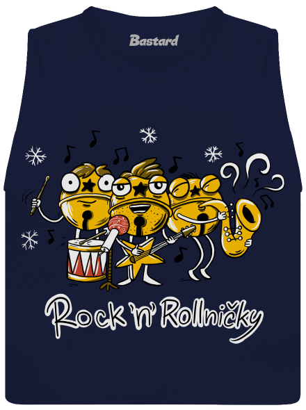Rock 'n' rollničky dámské tílko volné Navy