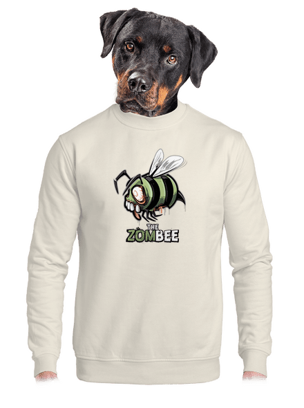 ZomBee unisex mikina bez kapuce Off White