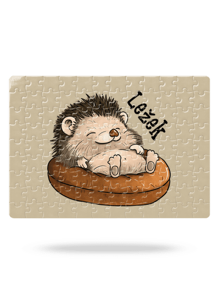 Ležek puzzle White
