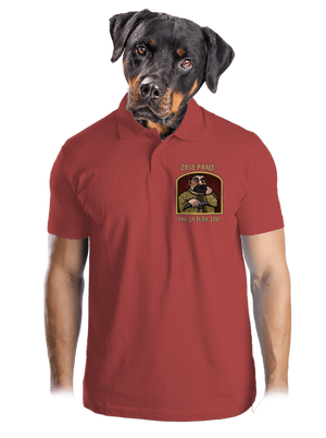 Zase práce? pánská polokošile Burgundy