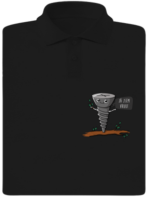 Já jsem Vruut pánská polokošile Black