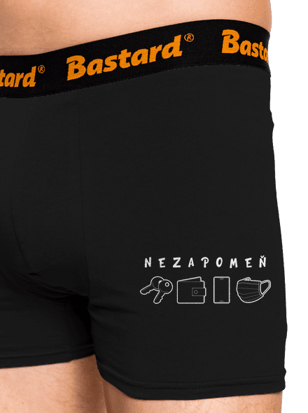 Nezapomeň boxerky Black