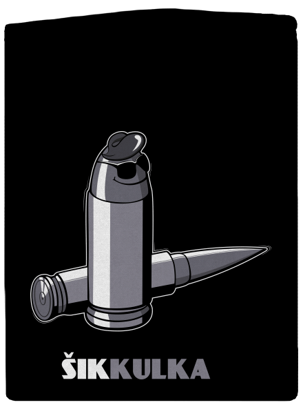 Šikkulka pánská mikina na zip Black