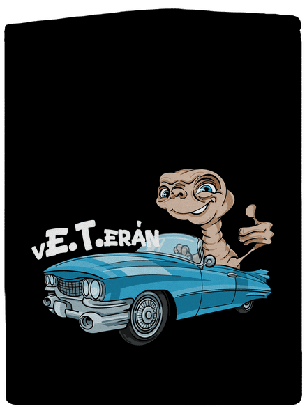 Veterán E.T. dámská mikina na zip Black