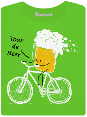 Tour de beer dámské tričko Apple Green