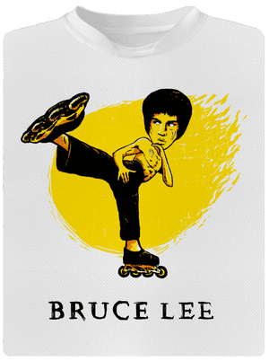 Bruce Lee dětské sportovní tričko White