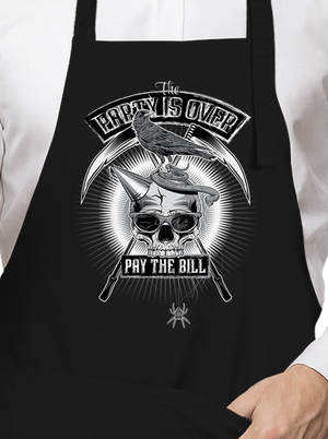 Party is over zástěra Black