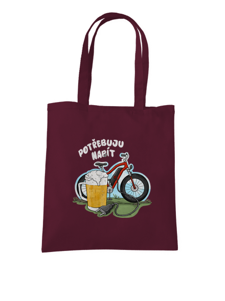 Potřebuju napít taška Burgundy