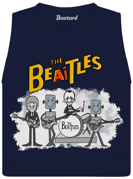 AI Beatles dámské tílko volné Navy