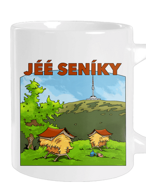 Jeseníky velký hrnek White