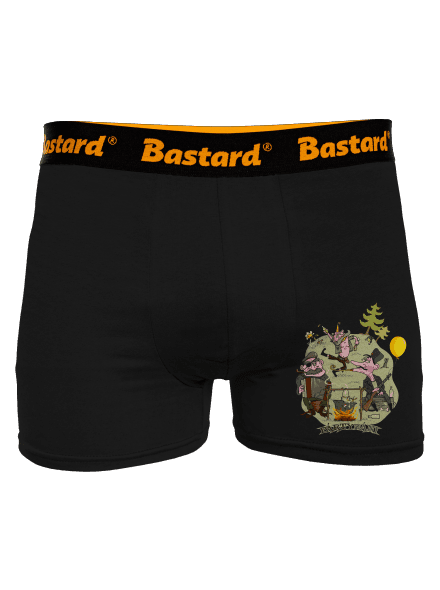 Pártyzáni boxerky Black