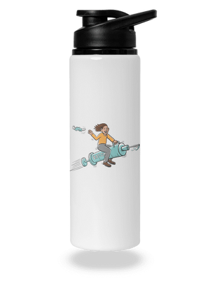 Osvobození lahev na vodu White