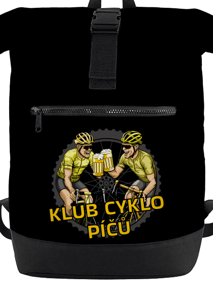 Klub cyklo píčů batoh Black