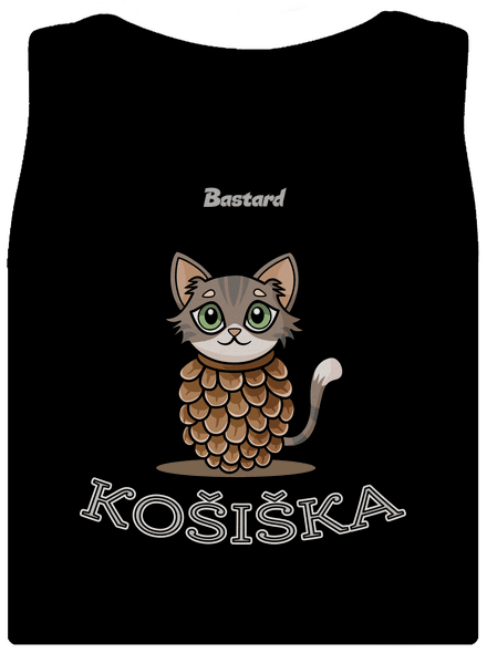 Košiška dámské tílko klasické Black