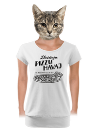 dámské tričko s lemem