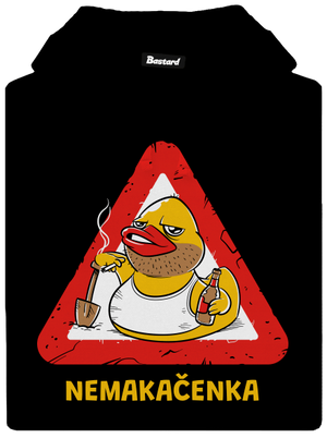 Nemakačenka pánská mikina klokanka Black