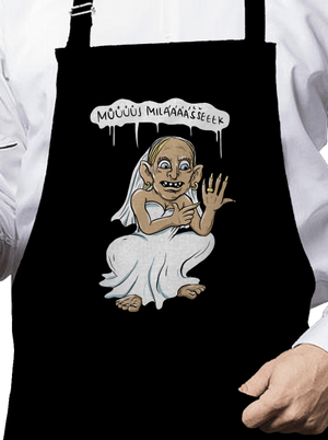 Snubní milášek zástěra Black