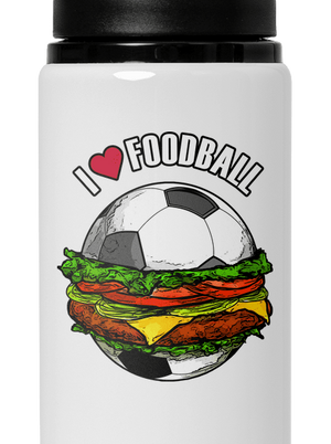 Foodball lahev na vodu White