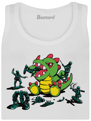 Hračky dámské tílko klasické White