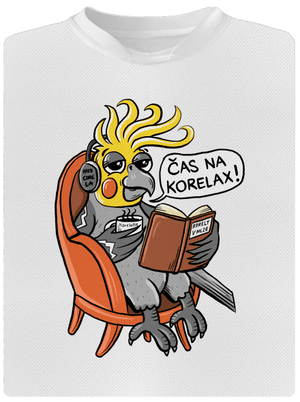 Korelax dětské sportovní tričko White