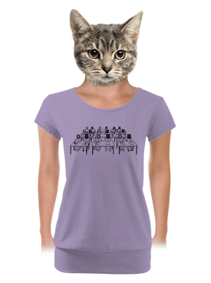 Cimrman: Debil, blbeček dámské tričko s lemem Lavender