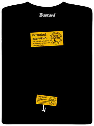 Exekuce pánské dlouhý rukáv Black