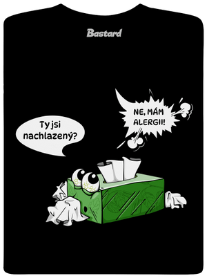Mám alergii pánské dlouhý rukáv Black