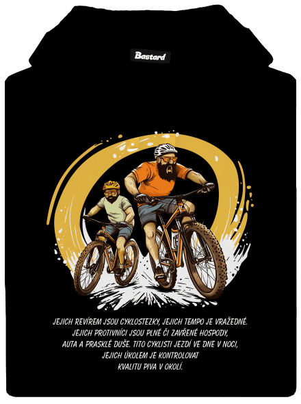 Cyklo 11 dámská mikina klokanka Black