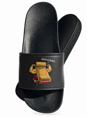 Korba pantofle Black