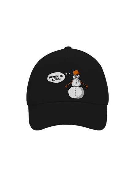 Mrznou mi koule kšiltovka baseballka Black