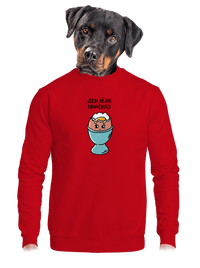 unisex mikina bez kapuce
